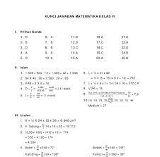 Check spelling or type a new query. Soal Dan Jawaban Matematika Kelas 6