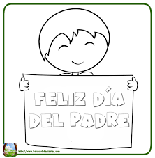 Te proponemos un bonito dibujo para que los niños disfruten dibujando y expresando sus sentimientos. Dibujos Del Dia Del Padre Imagenes Para Colorear Y Pintar
