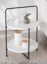 20 Gorgeous Side And Accent Table Ideas For Your Small Space Living In A Shoebox I ended up painting it (which was my original plan) to fit better with my decor.