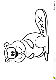 coloriage castor facile a colorier coyote pour coloriages gratuits