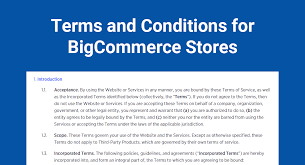 2 reasons for using website terms and conditions. Terms And Conditions For Bigcommerce Stores Termsfeed
