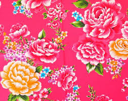 台湾雑貨 台湾 客家 花布 新款 牡丹 濃ピンク 台湾雑貨の通販サイト felisity フェリシティ 花 布 花 壁紙 花 水彩画