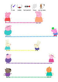 Peppa Pig Pre Writing Pencil Control Activity Worksheet Writing Pencils Pre Writing Pre Writing Activities