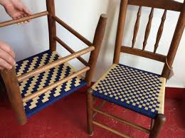 1 5/8 solid poplar top cap ⁄ chair rail. Shaker Tape Weaving Class River Arts District Artists