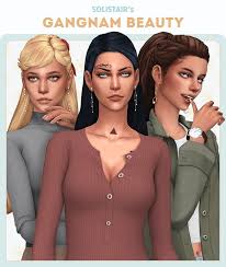 The sims 4 | simtzen | 심티즌 심즈4 머쉬니마, 건축, 심만들기, 플레이, cc / mods 리뷰 다운로드 kpop sims downloads, sims 4 cc downloads. Sims 4 Gangnam Beauty Earrings Set Of 3 Micat Game
