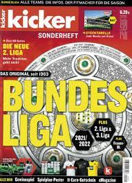 Seeler war der erste torschützenkönig der bundesliga und der erste fußballer des jahres. Kicker Sonderheft 21 22 Bl Agon Sportsworld