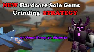 NEW SOLO HARDCORE GEMS GRINDING STRATEGY Tower Defense Simulator - YouTube