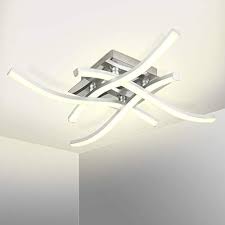 Trova camera da letto plafoniera in vendita tra una vasta selezione di su ebay. Kingwei Plafoniera Led 25w Lampadario Luce Bianca 5500k Lampadari Moderni Design Curvo Con 4 Bracci Ip21 Lampada Plafoniera Da Soffitto Per Soggiorno Camera Da Letto Sala Da Pranzo