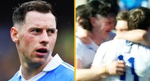 Jack McCarron fairly shuts Philly McMahon up by relegating Dublin with the  last kick