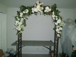 Wedding Arches Hobby Lobby Garden Arch With Multi White Cream Flowers Bought 50 Off Wedding Arch Wedding Party Centerpieces Cradle Ceremony