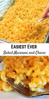Easiest Baked Macaroni And Cheese The Best Recipe In 2020 Thanksgiving Recipes Side Dishes Easy Cheese Recipes Best Macaroni And Cheese