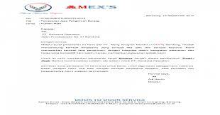 Demikian surat perkenalan dan penawaran dari kami, atas. Surat Penawaran Jasa Ekspedisi Jasa Ekspedisi Cargo Jakarta Nct