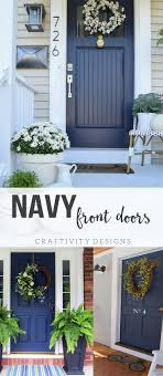 In this video, modern wooden main door design ideas for home and double door design.main entrance wooden door designs with home door interior design.front door design with teak wooden door design india #vkshomedecor. Exterior Colors Navy Front Door Ideas Craftivity Designs