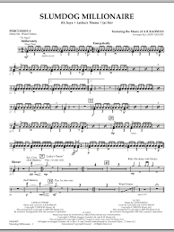 Larry Moore Slumdog Millionaire Percussion 1 Sheet Music Download Pdf Score 281745