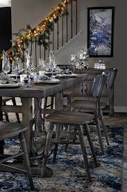 Whiskey River Dining Set Furniture Row Dining Table High Back Dining Chairs Rowe Furniture