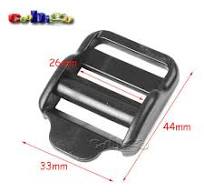 1" Plastic Ladder Lock Slider Buckle Adjustable for Backpack Straps Webbing