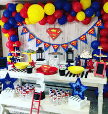 Superman Fiesta De Cumpleanos Superman Decoraciones De Fiesta De Superman Decoracion De Superman