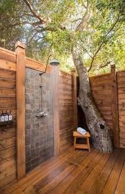 My Family Would Get Tired Of My Only Showering Outside But This Would Be Cool Next To A Pool Hot Tub Sauna Outdoor Bathrooms Outdoor Shower Outdoor Baths