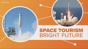 Amazon founder jeff bezos has landed safely after blasting into space on board a rocket ship built by his company blue origin. Jeff Bezos Blue Origin Launches Space Tourism Industry In U S Wcnc Com