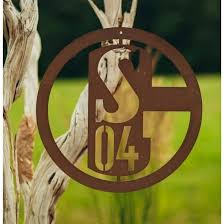 People interested in schalke logo also searched for. Fussball Schalke 04 Logo Aus Edelrost Online Kaufen