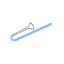 This tutorial shows the sketching and drawing steps from start to finish. How To Draw A Trombone Step By Step Easy Drawing Guides Drawing Howtos