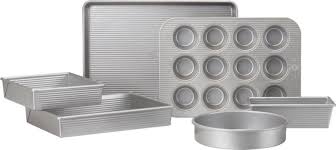 Usa Pan Pro Line 6 Piece Bakeware Set Crate And Barrel Bakeware Set Cookware And Bakeware Bakeware