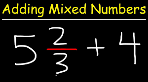 Then we can add them! Adding Mixed Numbers With Whole Numbers Youtube