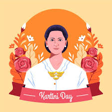 Alhamdulillah ken juara 1 lomba mewarnai pemandangan. Kartini Day Concept Free Vector Nohat Free For Designer