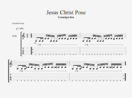 Soundgarden Jesus Christ Pose Guitar Riff