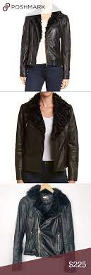 Badgley Mischka Irina Leather Moto Jacket Leather Moto Jacket Jackets Moto Jacket