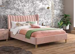 Besides finding a bed size that perfectly fits your bedroom, the choice of material will also have a big impact on the overall look and feel. Knox Velvet Finish Bed Frame Free Delivery Dreams
