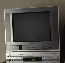 Maybe you would like to learn more about one of these? This Tv Is The Perfect Width To Rest On This Vcr Dvd Player Oddlysatisfying