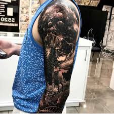 100 tastefully provocative back tattoos for women. Stag Landscape Tattoo Best Tattoo Ideas Gallery