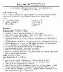 Write the perfect resume with help from our resume examples for students and professionals. Domestic Worker Resume Example Worker Resumes Livecareer