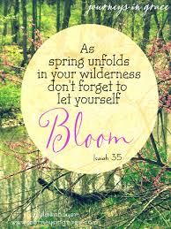 Bloom in your Season - Journeys in Grace