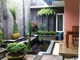Taman Minimalis Dengan Kolam Ikan Di Belakang Rumah Kolam Ikan Rumah Dan Kebun Ide Halaman Belakang