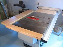 Table Saw Outfeed And Left Side Extensions Jet Woodworking Tools Homemade Tables Woodworking Tools