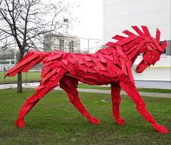 Simply Creative Wooden Slat Animal Sculptures By Gabor Miklos Szoke Animal Sculptures Wooden Slats Sculptures