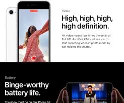 Apple Iphone Se 64gb Black Includes Earpods Power Adapter Amazon In