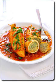 Encornets Farcis A La Sicilienne Encornet Farci Recette Italienne Recettes De Cuisine