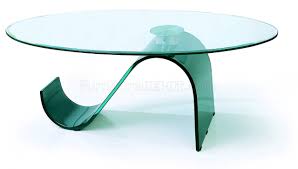 As such, when you are in the market for a new coffee table for a smaller sized living room, be sure to check out glass top oval coffee tables, as they are likely the right option to keep. Glass Top Modern Artistic Coffee Table With S Shape Glass Base