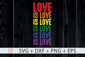 Lgbtq Gay Pride Flag Love Is Love Graphic By Novalia Creative Fabrica