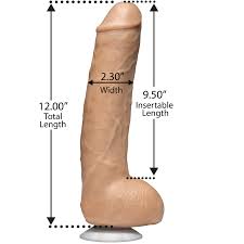 Doc Johnson John Holmes Realistic 12 HUGE Dildo with Suction Cup -  Firmskyn | eBay