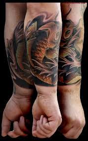 Koi Fish Tattoo On Arm For Men Asian Coy Fish Tattoo On Arm Asian Koi Tattoos For Guys Tattoos Lower Arm Tattoos