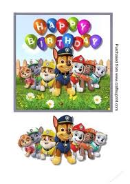 Paw Patrol By Susan Gilbert Paw Patrol Card With Birthday Balloons Quick And Easy With Optiona Paw Patrol Birthday Card Paw Birthday Paw Patrol Birthday Party