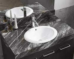What is the best material for bathroom sink? O1917 White Overmount Porcelain Vanity Bowl