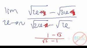 Teorema limit tak hingga (∞) contoh soal dan pembahasan. Cara Cepat Limit Tak Hingga Akar Diatas Dan Dibawah Request Youtube