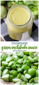 Green Enchilada Sauce Recipe Homemade Lil Luna Recipe Green Enchilada Sauce Recipes With Enchilada Sauce Enchilada Sauce