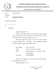 31 contoh surat pengunduran diri surat resign kerja. Contoh Surat Undangan Pengajian Sample Surat Undangan
