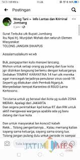 Contoh surat pribadi untuk sahabat kecil. Khawatir Corona Merebak Warganet Kirim Surat Terbuka Untuk Bupati Jombang Jatim Times